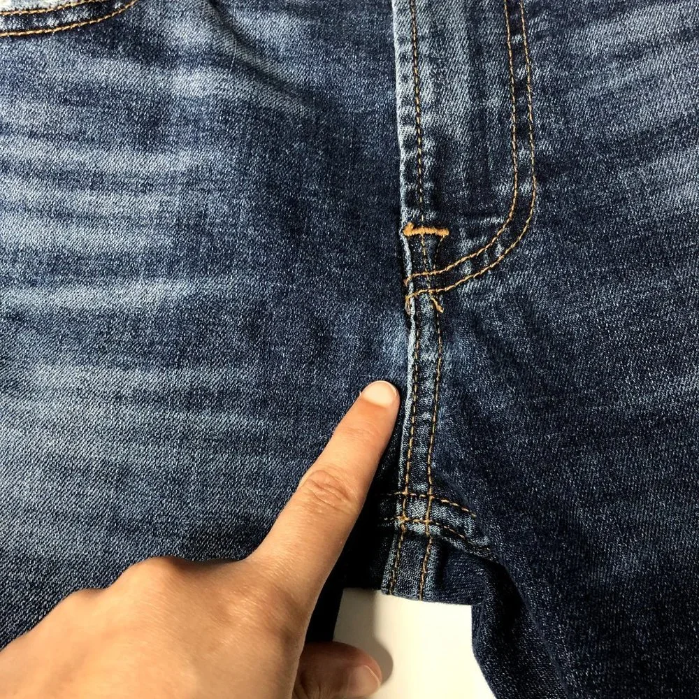 7 for all mankind Womens Paxtyn Skinny Jeans Size 29 Distressed - Picture 11 of 16